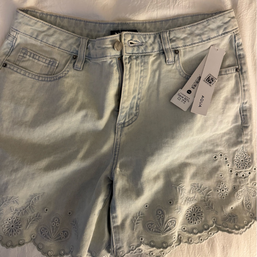 Aqua Sky Blue Denim